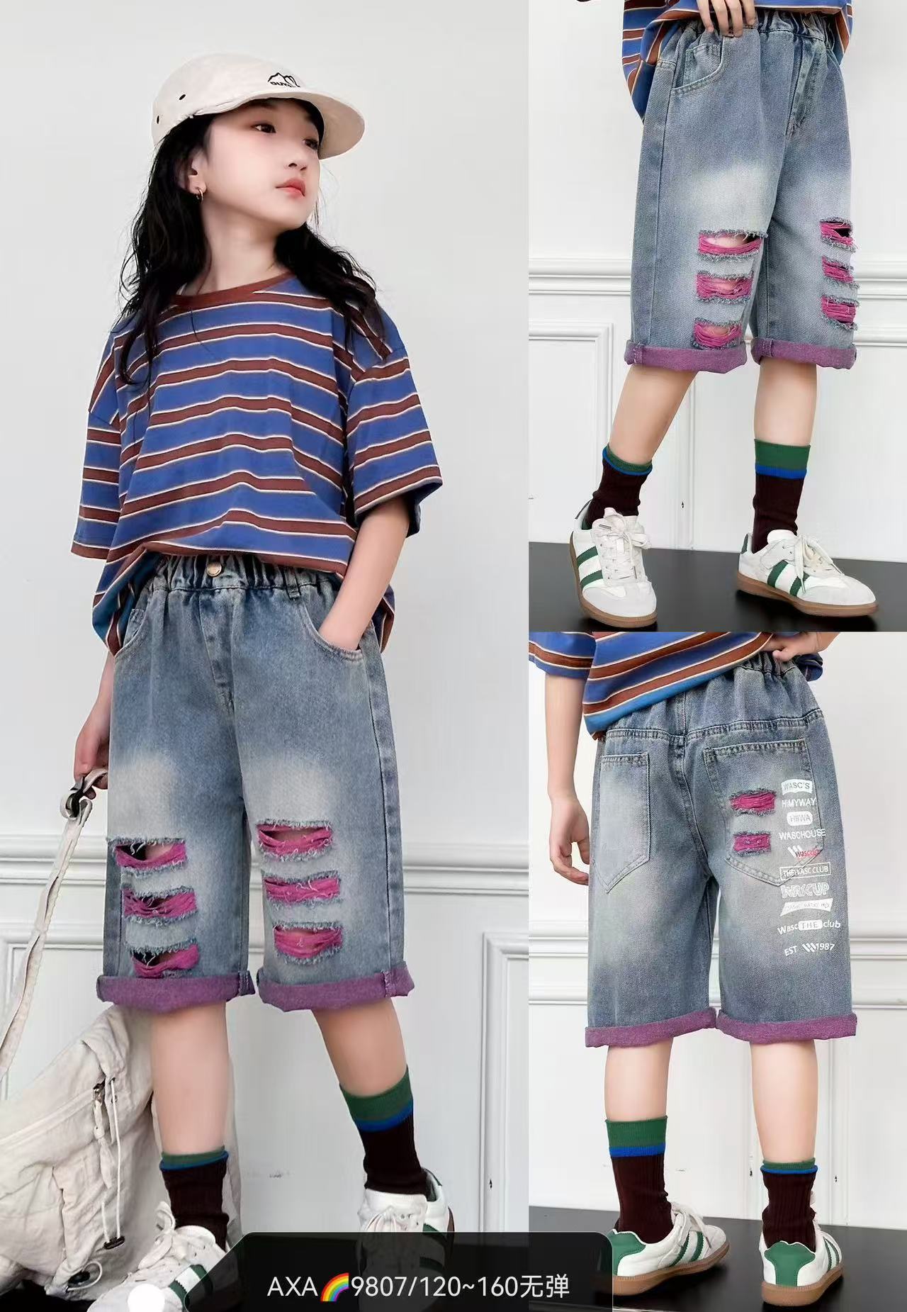 Шорты Balen (120-160) 9807 blue-pink (лето)