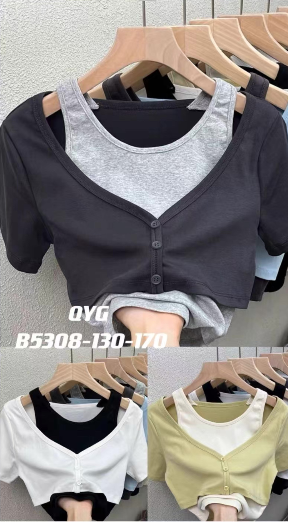 Топ Balen (130-170) B5380 black (лето)