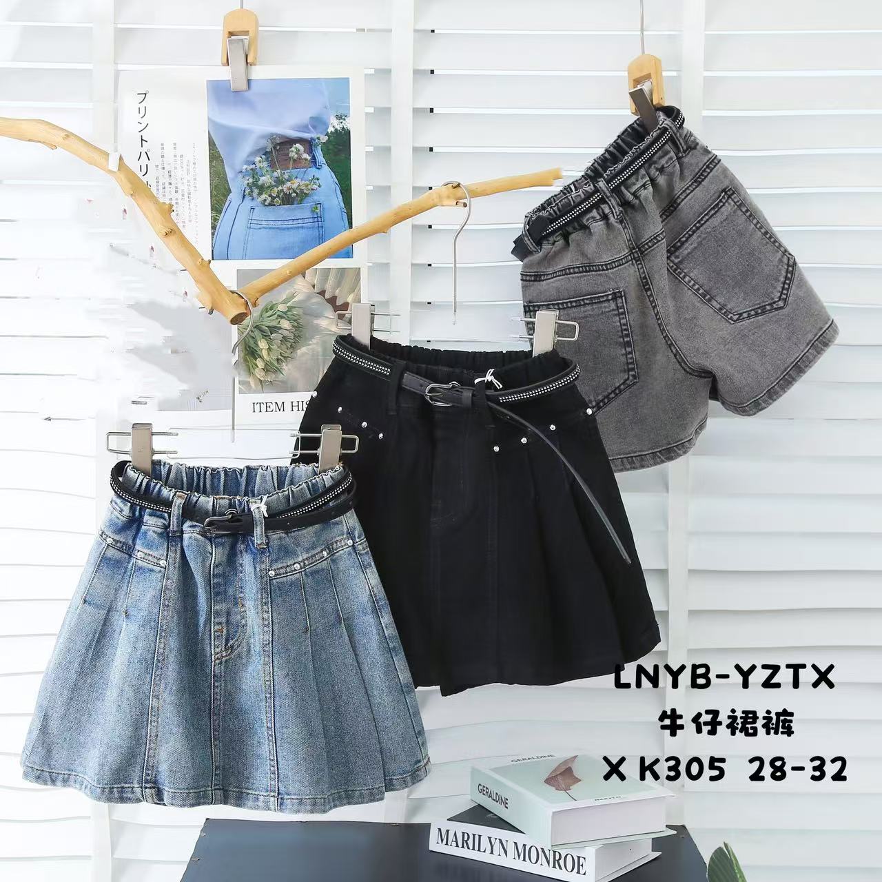 Юбка-шорты Balen (28-34) K305 grey (лето)