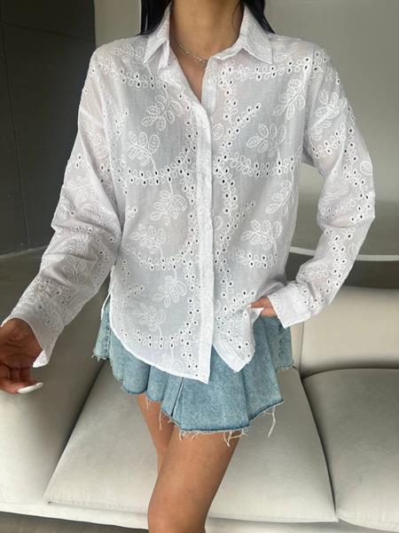 Рубашка New Season (S-L) 8355 white (деми)