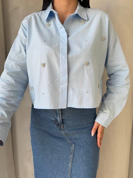 Рубашка New Season (S-L) 8356 l.blue (деми)