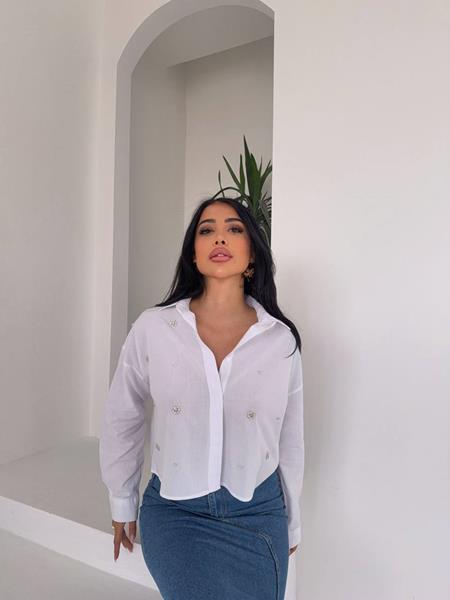 Рубашка New Season (S-L) 8357 white (деми)