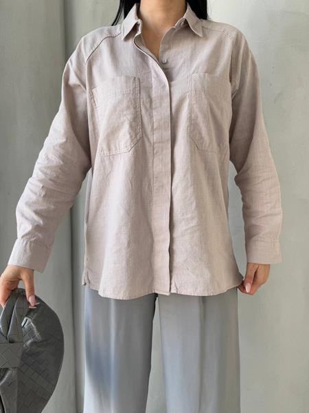 Рубашка New Season (S-L) 8360 l.grey (деми)