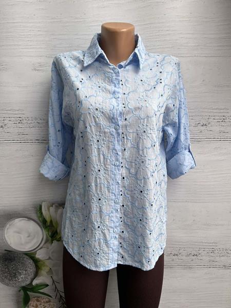Рубашка New Season (S-L) 8364 l.blue (деми)