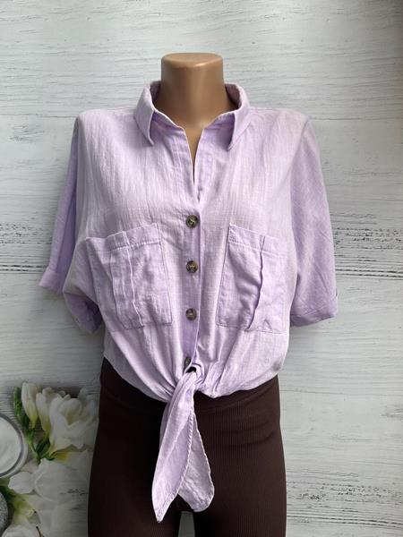 Рубашка New Season (S-L) 8366 lilac (лето)