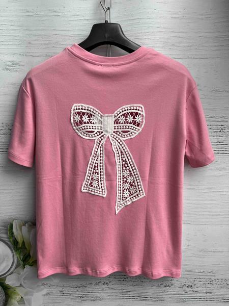 Футболка New Season (S-L) 8387 pink (лето)