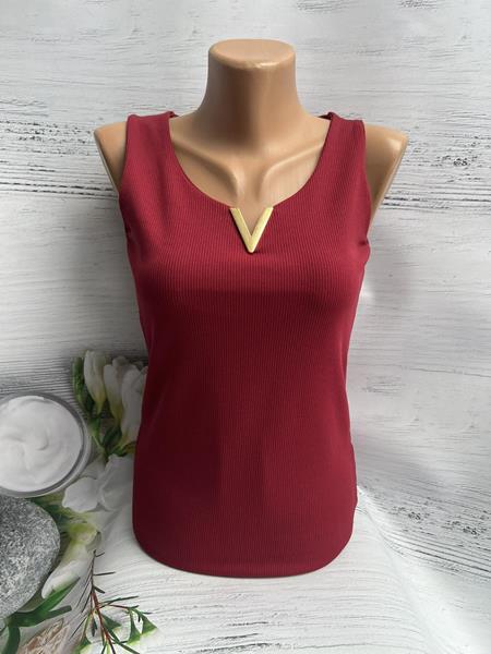 Майка New Season (S-L) 8409 wine (лето)