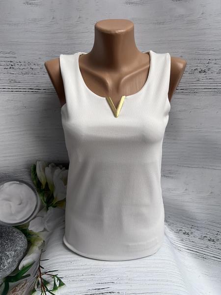 Майка New Season (S-L) 8410 white (лето)