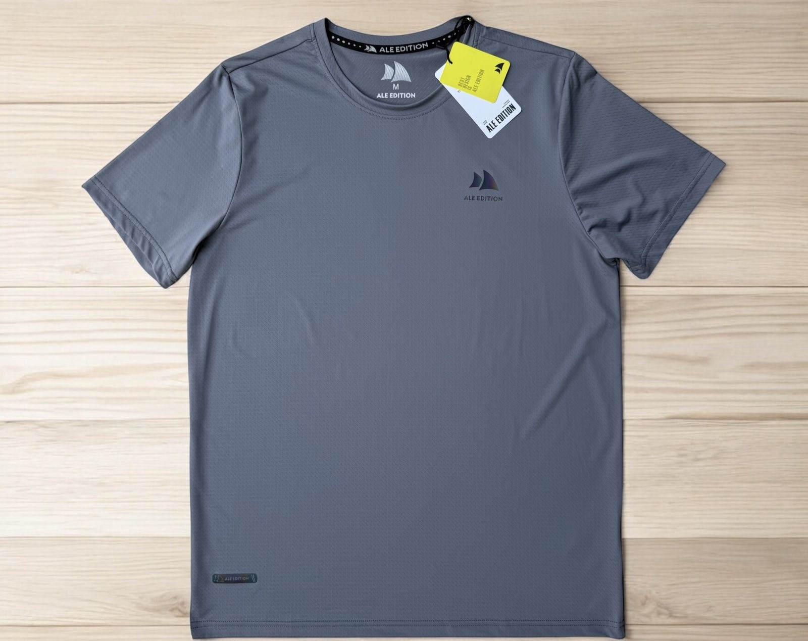 Футболка Hai (M-2XL) H342 grey (лето)