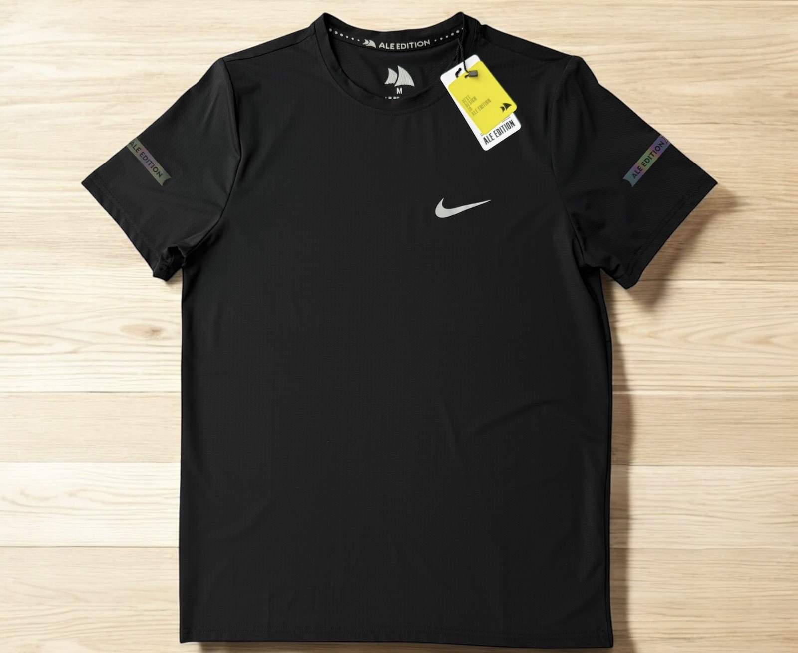 Футболка Hai (M-2XL) H346 black (лето)
