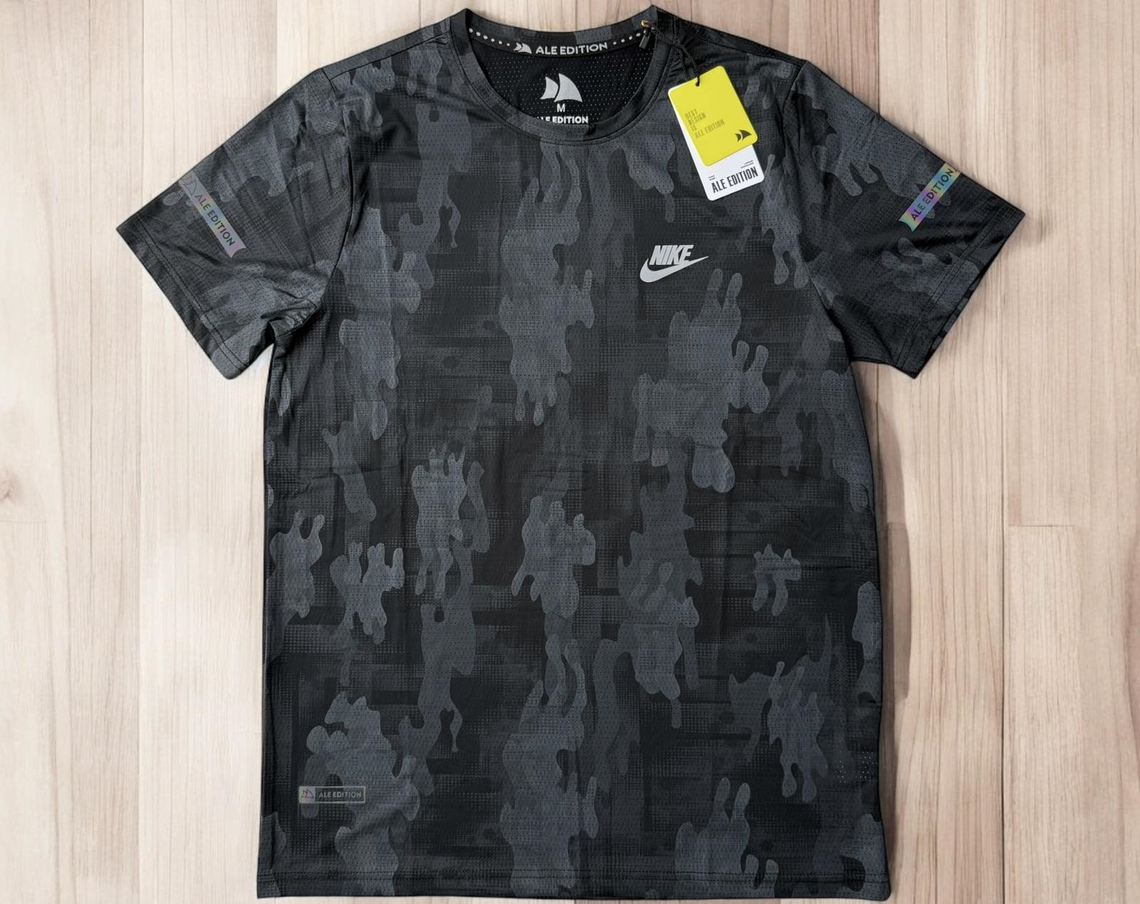 Футболка Hai (M-2XL) H353 black (лето)