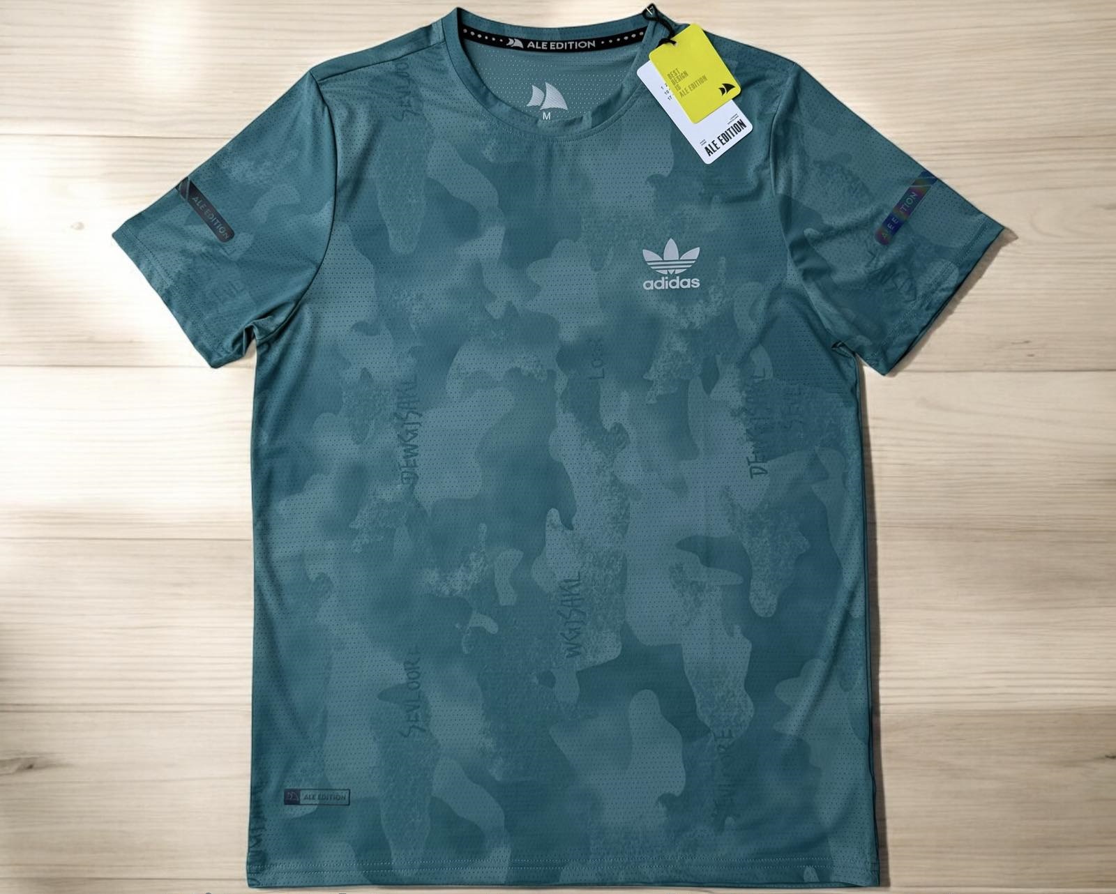 Футболка Hai (M-2XL) H355 green (лето)