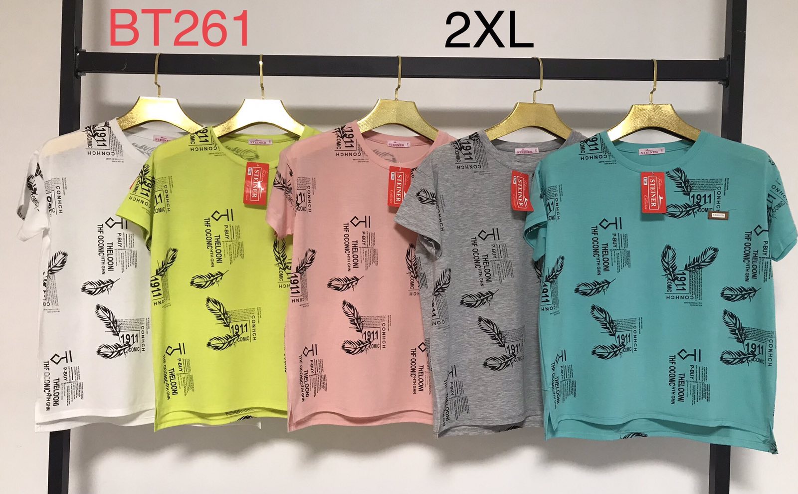 Футболка Vanda (2XL) BT261 mix (лето)