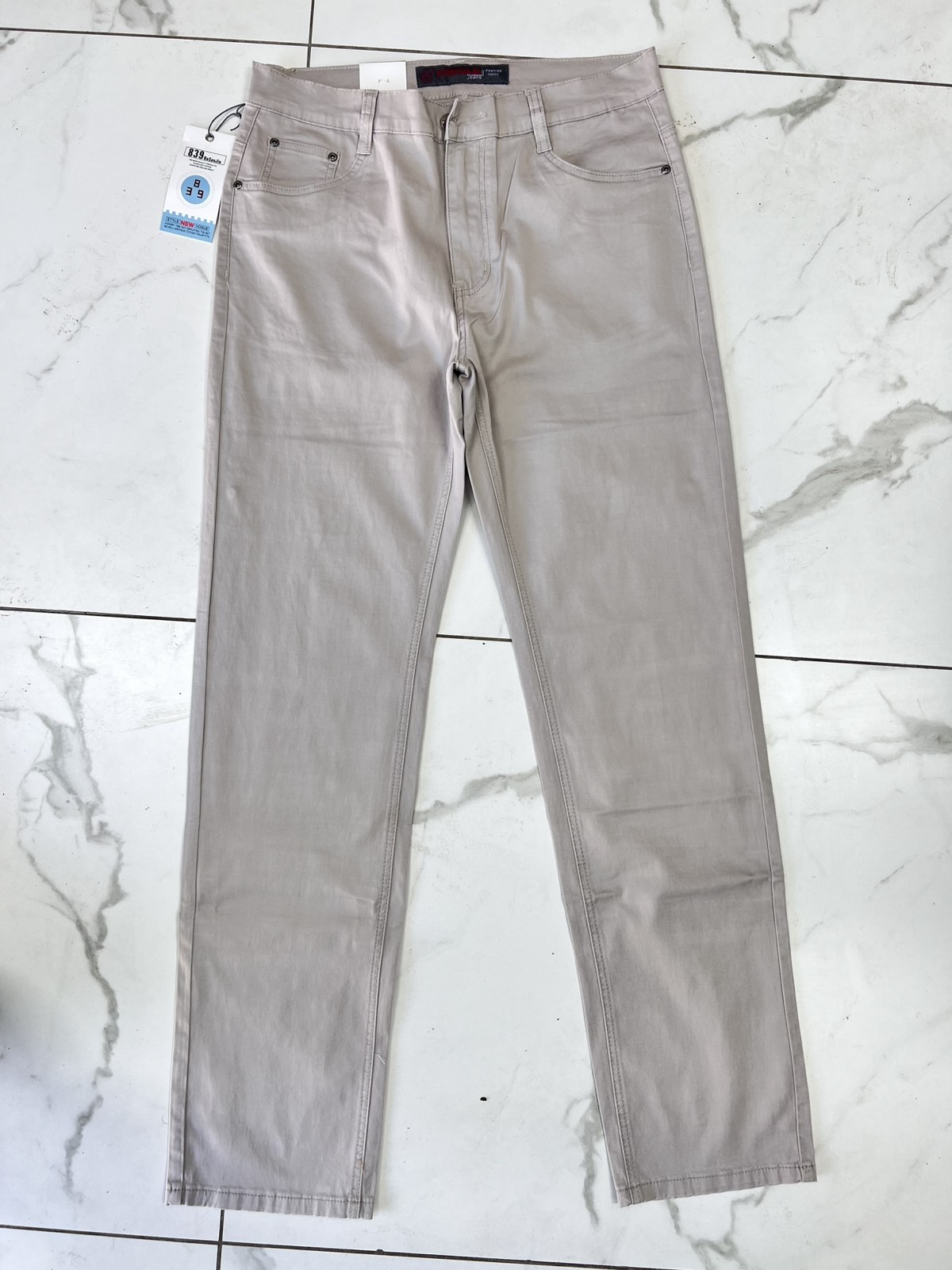 Штаны God Baron (34-44) 026-19-12 beige (лето)