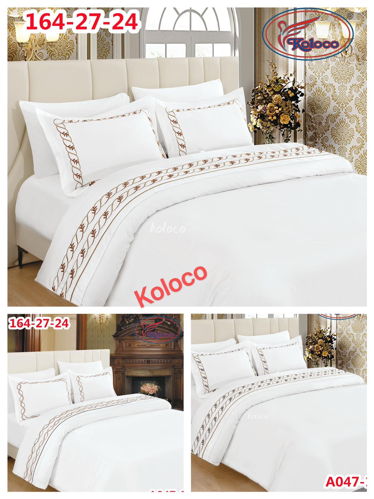 Постельное белье Koloco (200*230) 164-27-24 (деми)