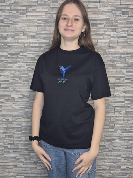 Футболка Newe (S-L) NW428 black (лето)