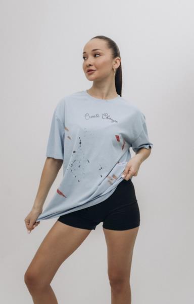 Футболка Newe (one size) 400718 l.blue (лето)