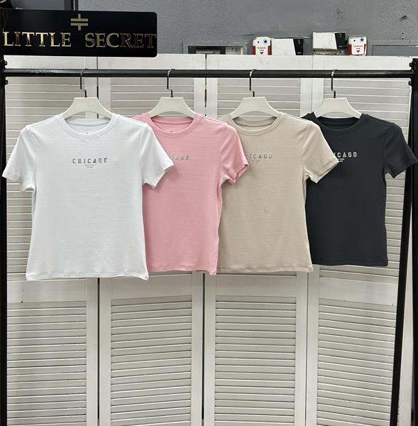 Футболка Newe (S-L) 500045 pink (лето)