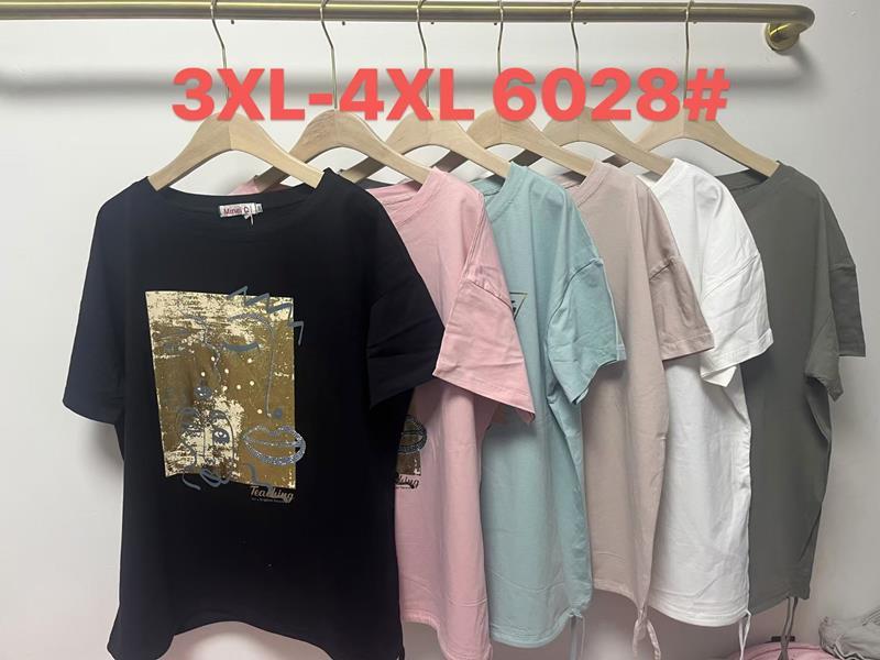 Футболка Believe (3XL-4XL) 6028 mix (лето)
