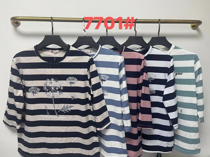 Футболка Believe (2XL-5XL) 7701 l.blue (лето)