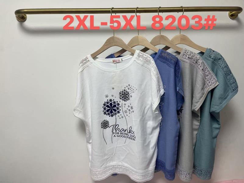 Футболка Believe (2XL-5XL) 8203 white (лето)