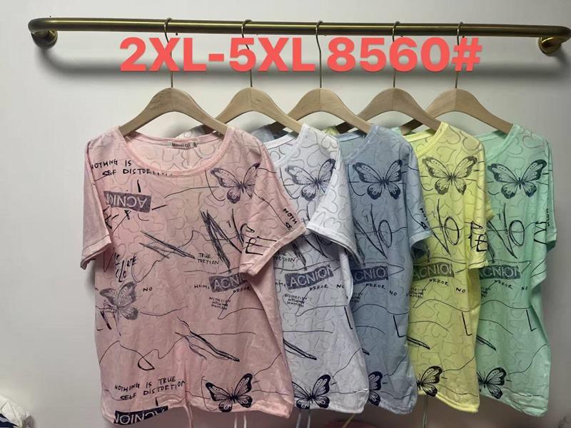 Футболка Believe (2XL-5XL) 8560 white (лето)