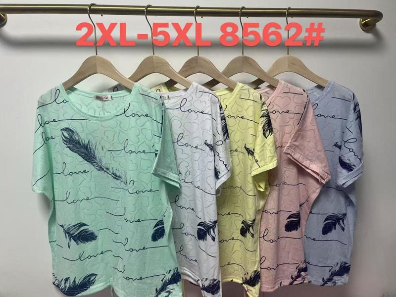 Футболка Believe (2XL-5XL) 8562 mint (лето)