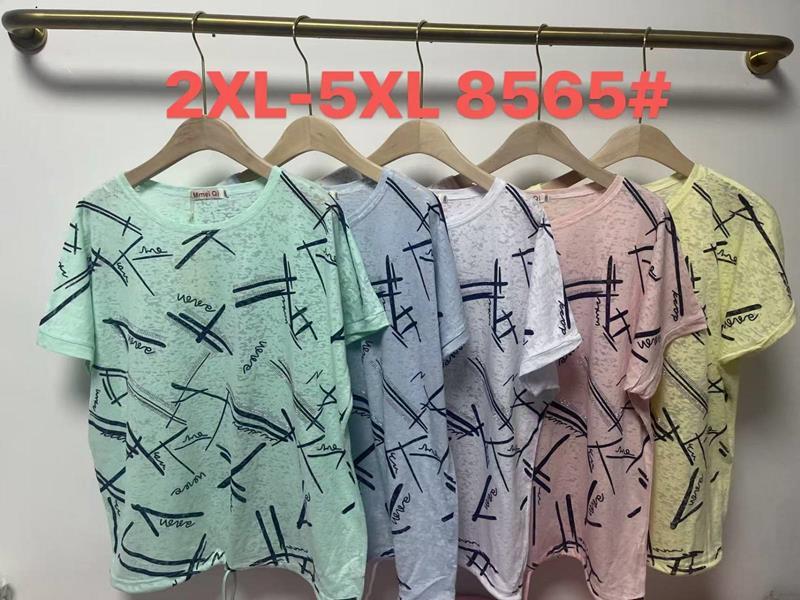Футболка Believe (2XL-5XL) 8565 yellow (лето)