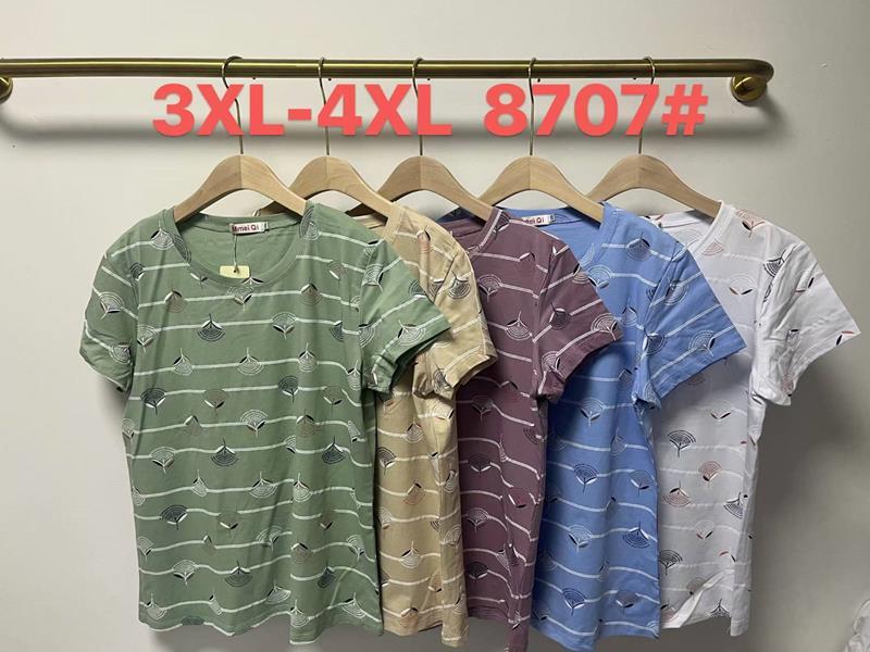 Футболка Believe (3XL-4XL) 8707 mix (лето)