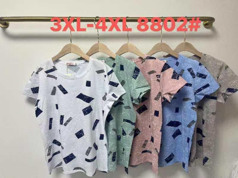Футболка Believe (3XL-4XL) 8802 mix (лето)