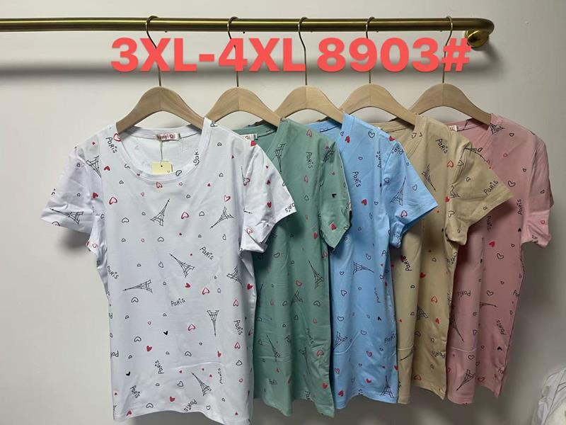 Футболка Believe (3XL-4XL) 8903 mix (лето)