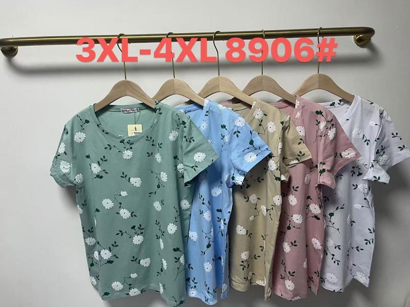 Футболка Believe (3XL-4XL) 8906 mix (лето)