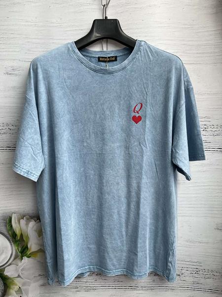 Футболка New Season (one size) 8421 l.blue (лето)