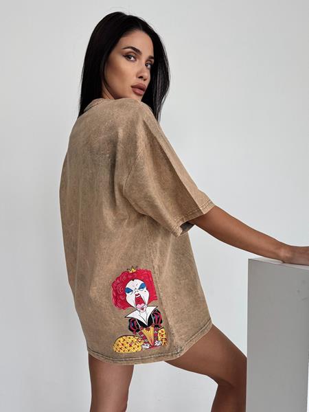 Футболка New Season (one size) 8426 beige (лето)