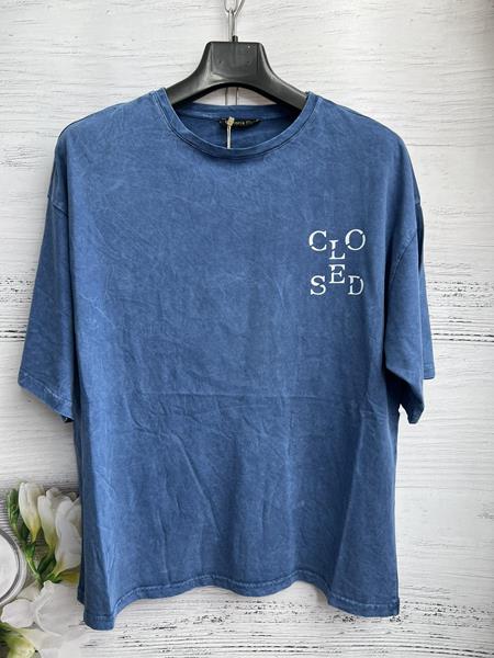 Футболка New Season (one size) 8428 blue (лето)