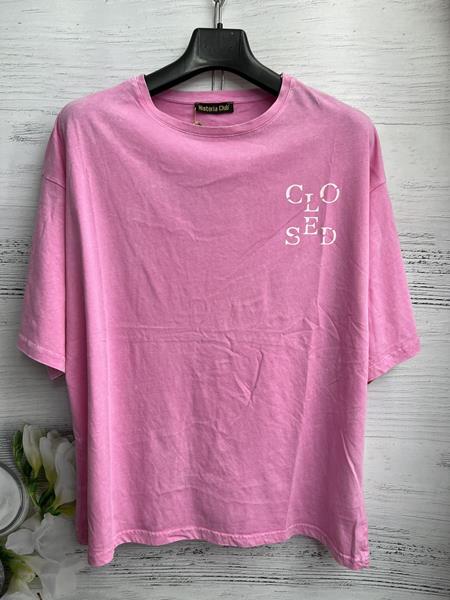 Футболка New Season (one size) 8430 pink (лето)