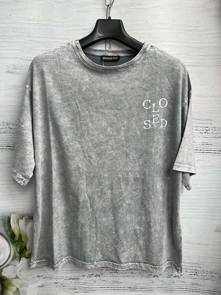 Футболка New Season (one size) 8432 grey (лето)