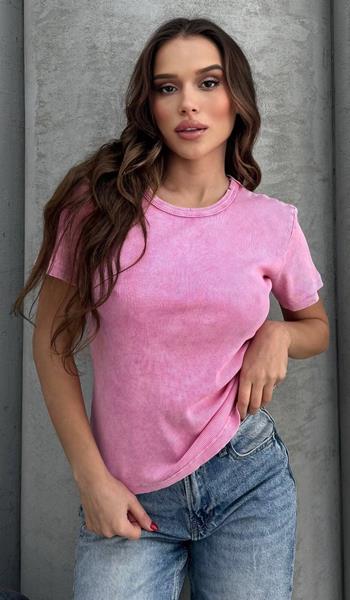 Футболка New Season (S-L) 8462 pink (лето)