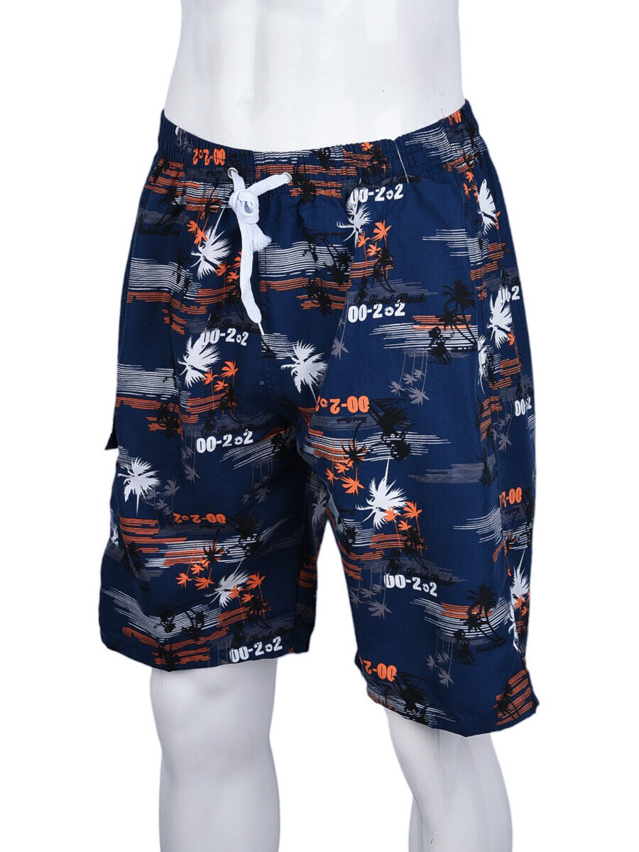Шорты Obuv OK2 (XL-5XL) 08850 navy-orange (лето)