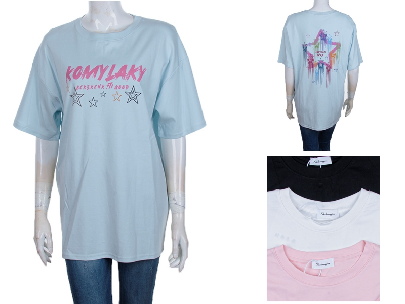 Футболка BIG clothes (one size) 4064-1208-6 mix (лето)