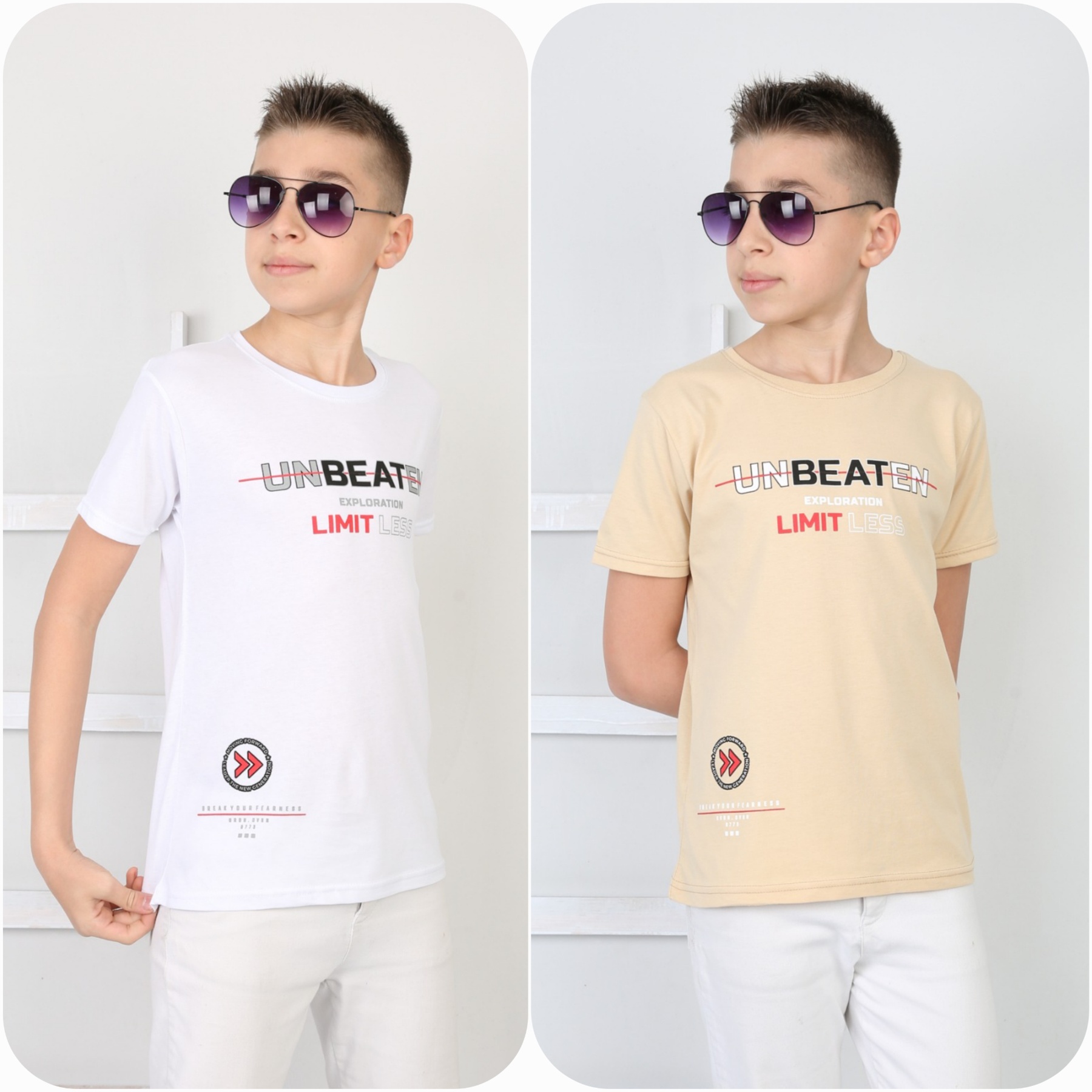 Футболка MMZ (9-13) M271 white (лето)