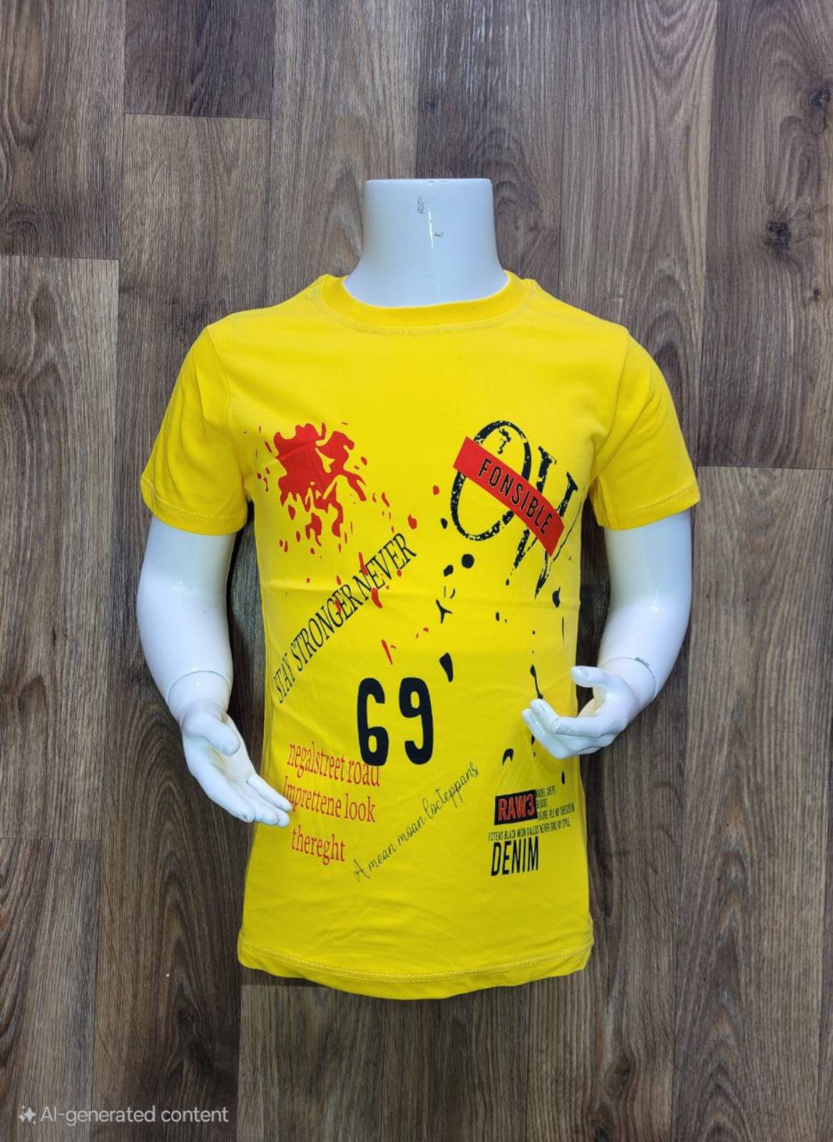 Футболка MMZ (9-12) M112 yellow (лето)