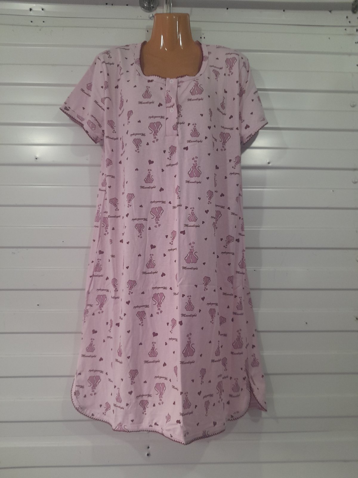 Ночнушка Akvarel (50-60) A9 pink (лето)