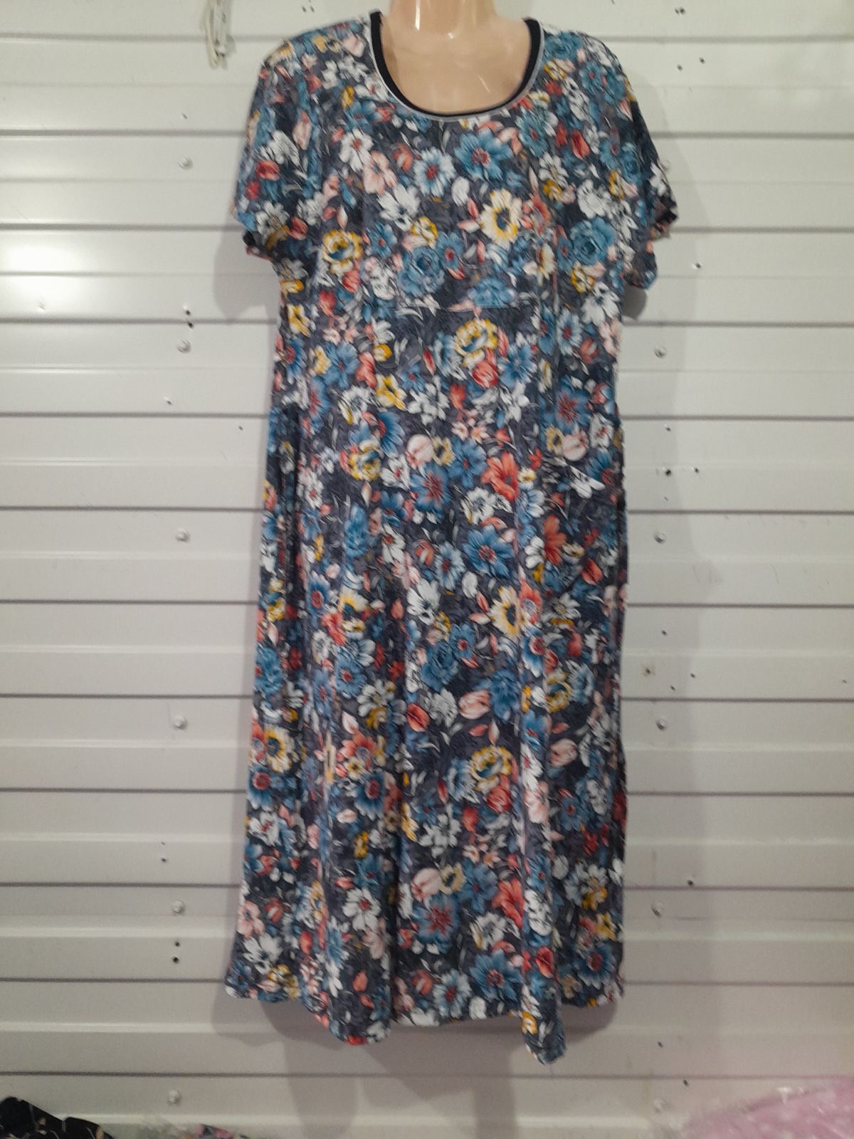 Ночнушка Akvarel (52-62) A49 blue (лето)