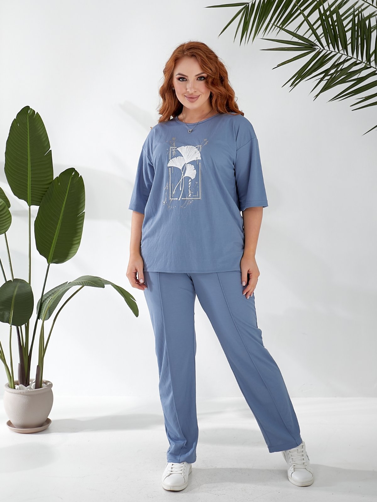 Костюм спорт OSKA (44-50) 4024 l.blue (деми)