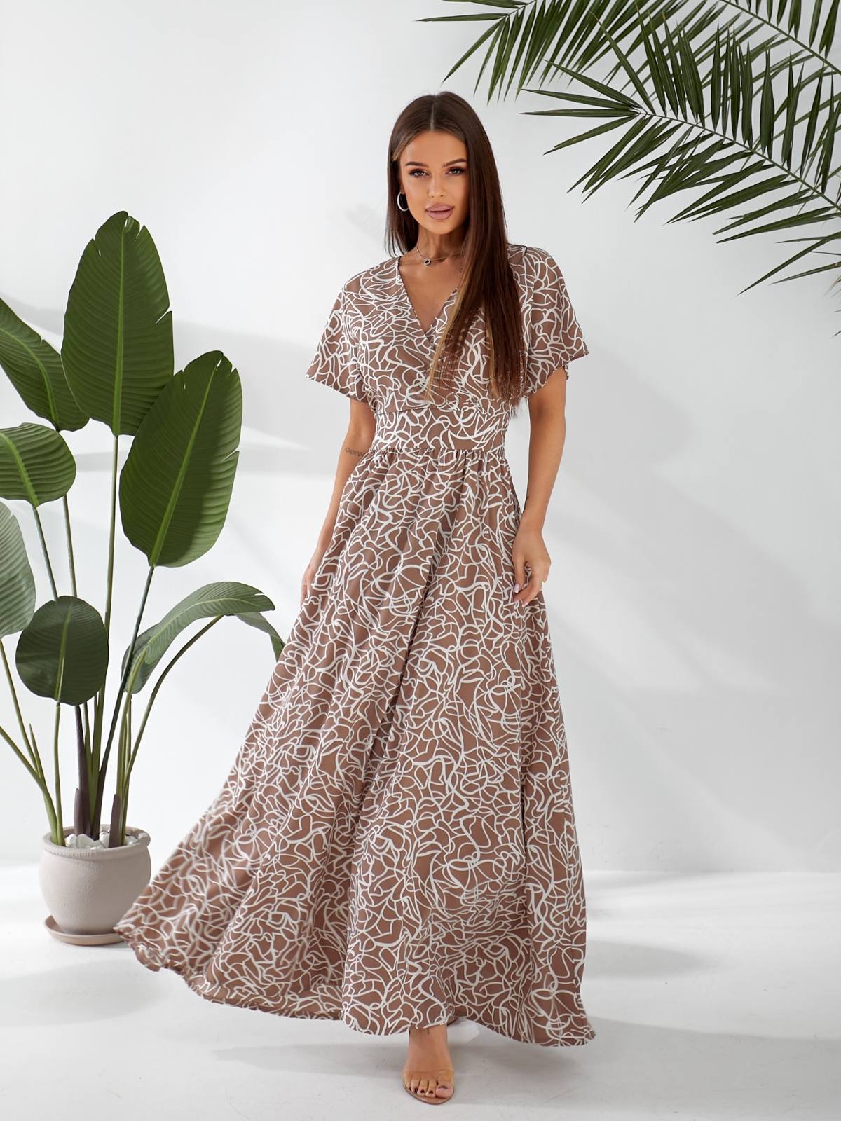 Платье OSKA (44-50) 706 beige (лето)