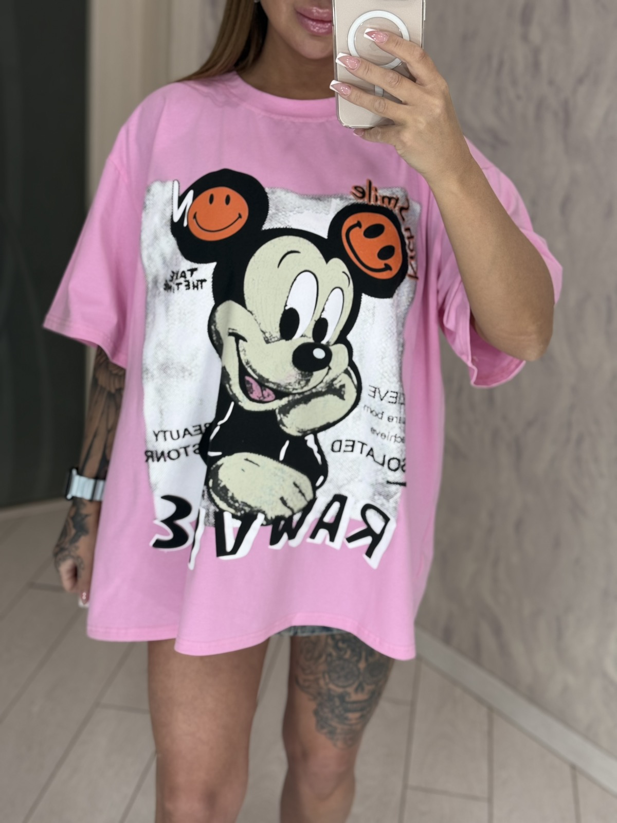 Футболка Sapato (42-46) S11 pink (лето)