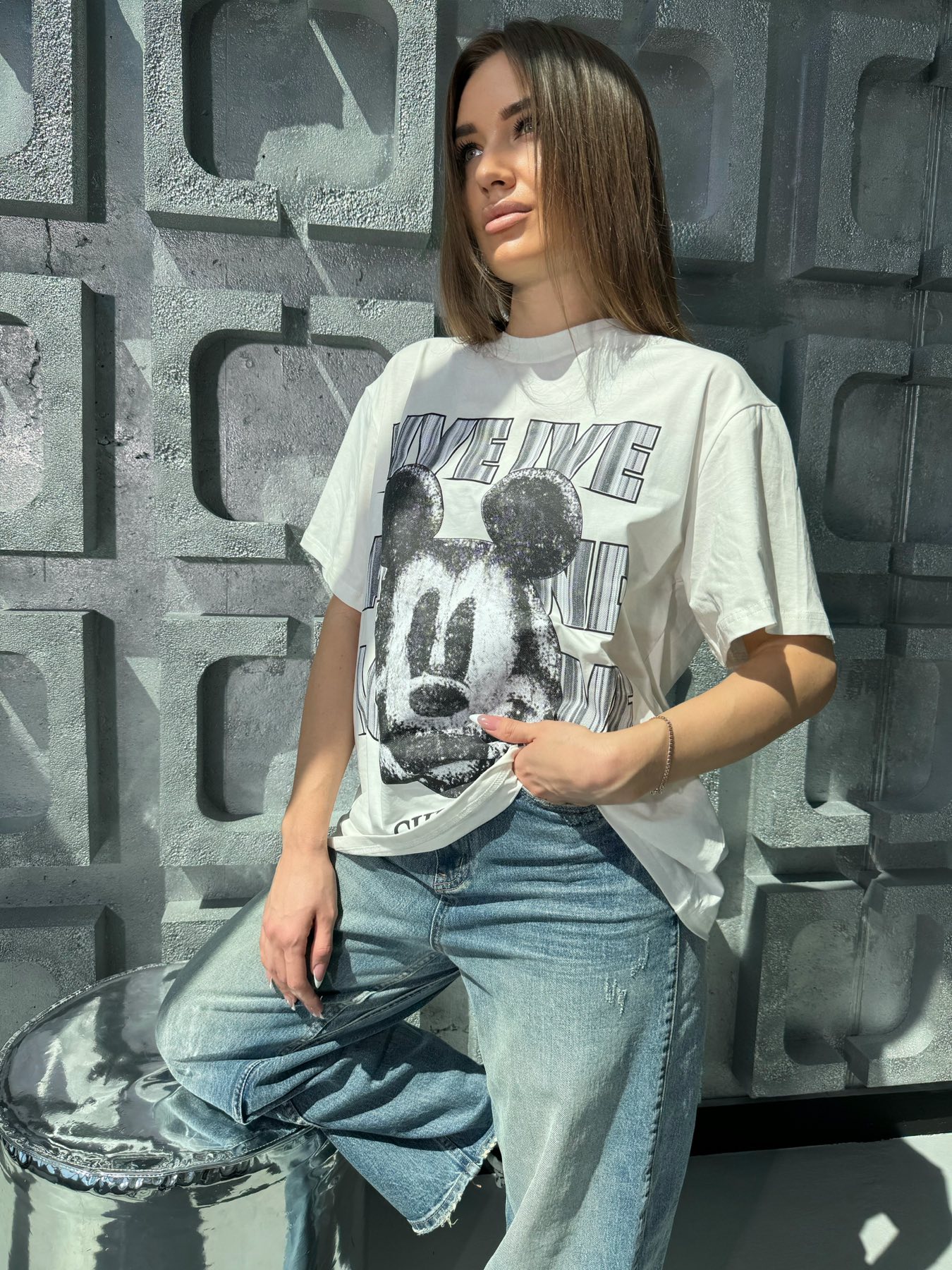 Футболка Sapato (42-46) S62 white (лето)