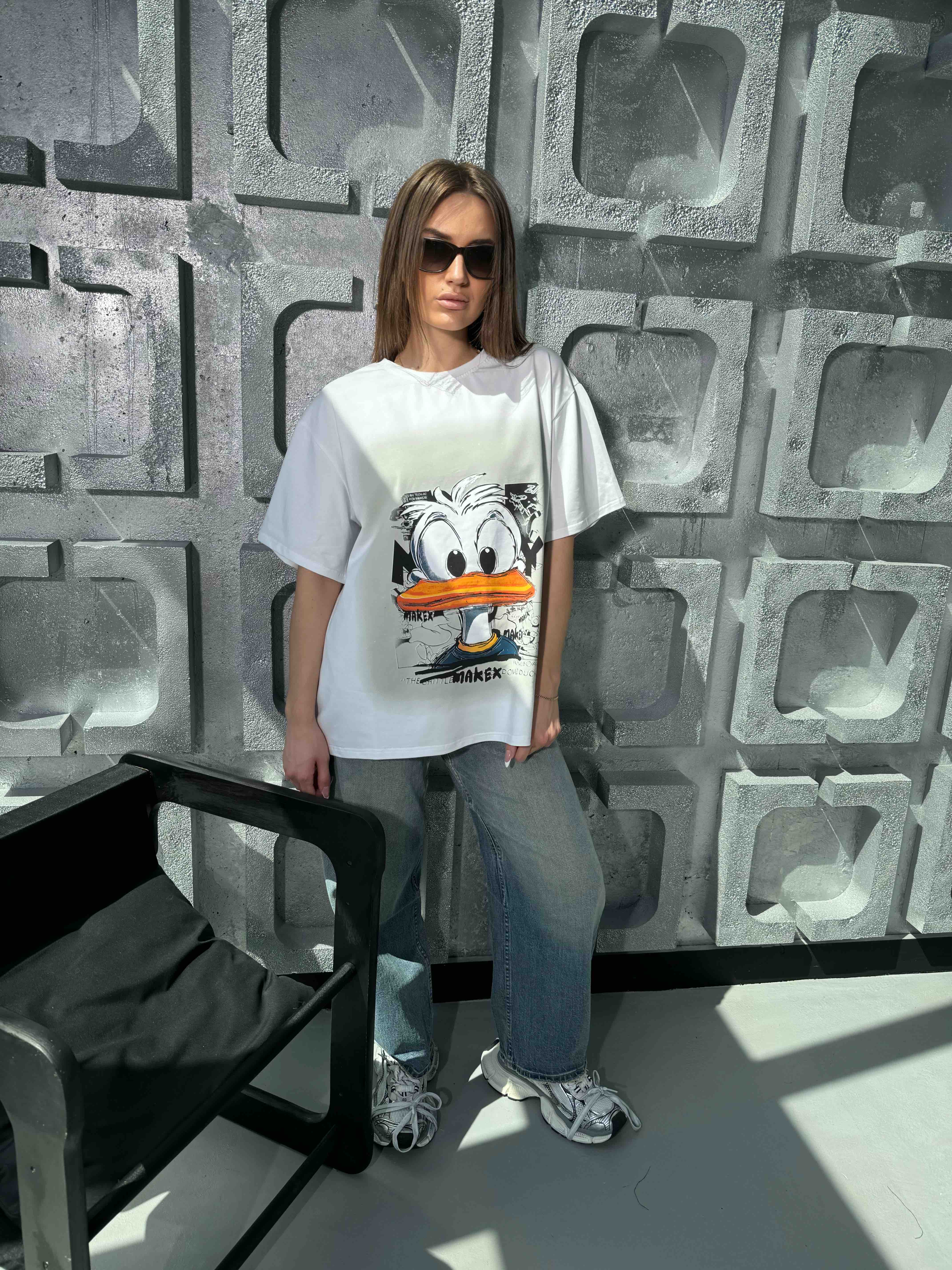 Футболка Sapato (42-46) S69 white (лето)