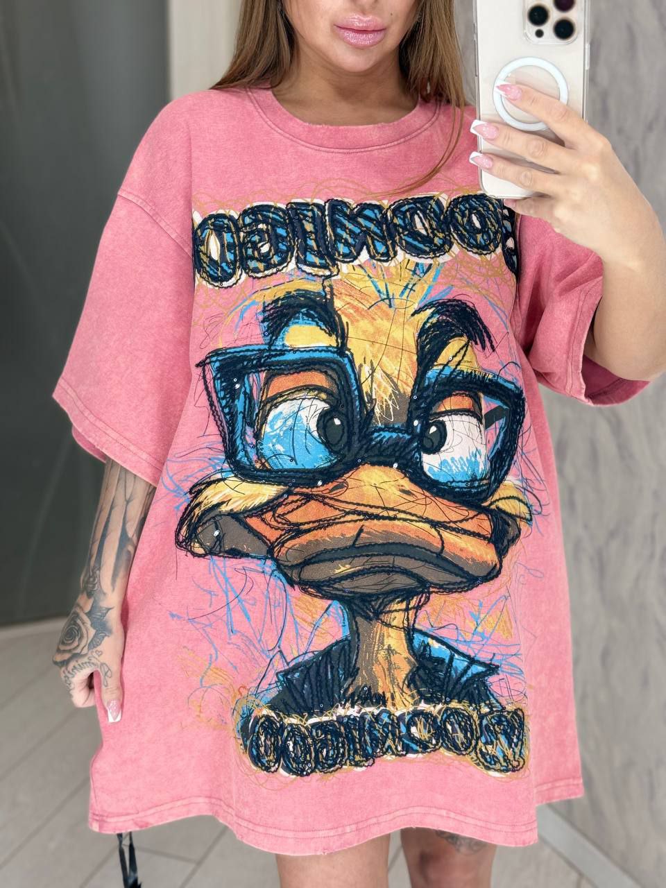 Футболка Sapato (42-46) 20503 pink (лето)
